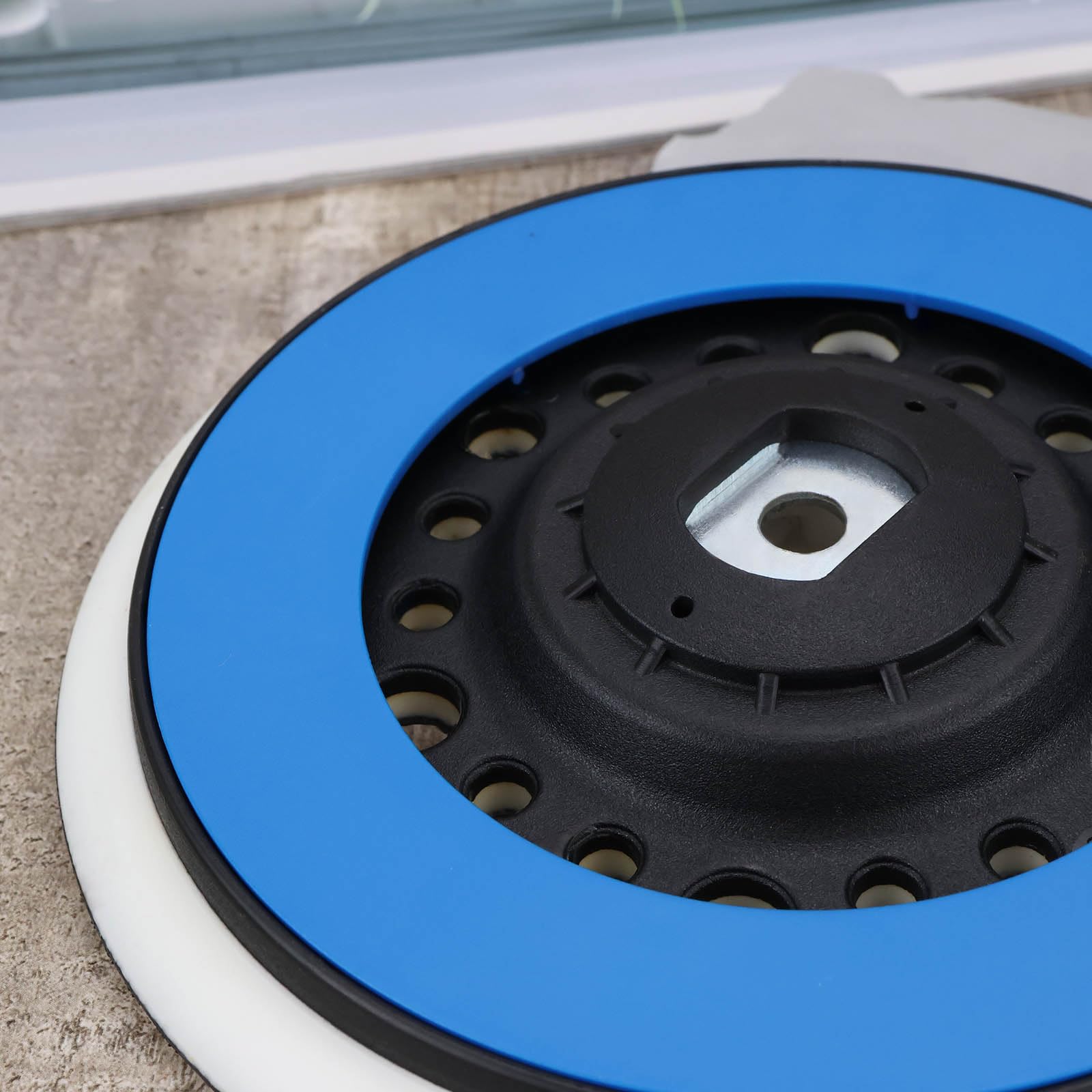 SG Store Almohadilla de Soporte de 150 mm Perno M8 Incluido Compatible con Rupes BigFoot Compatible con LHR21 ES Compatible con MARK 2,3 Almohadilla de Lijado para Pulidoras Dura