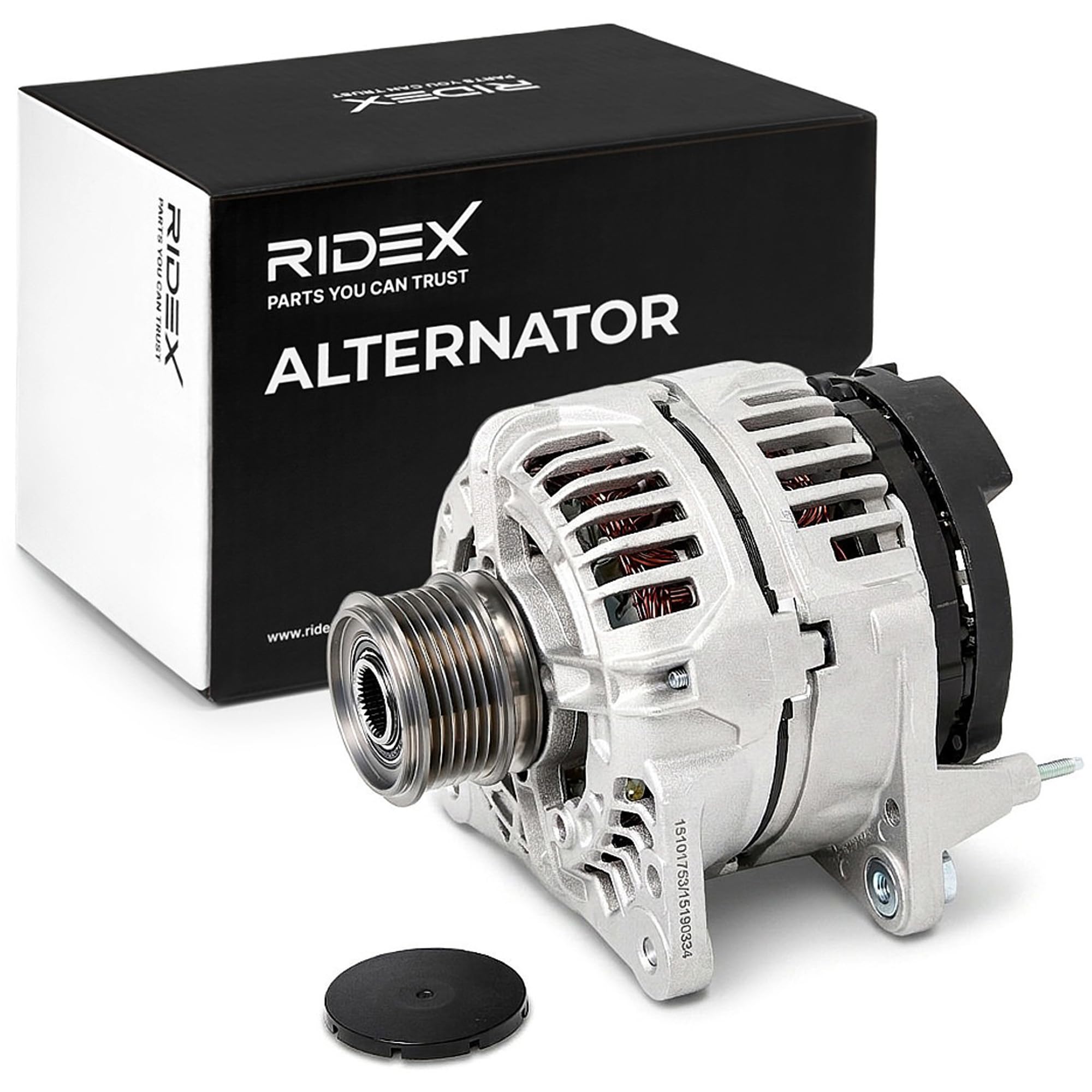 RIDEX 4G0491 Alternador Compatible con SKODA Fabia II Combi 545