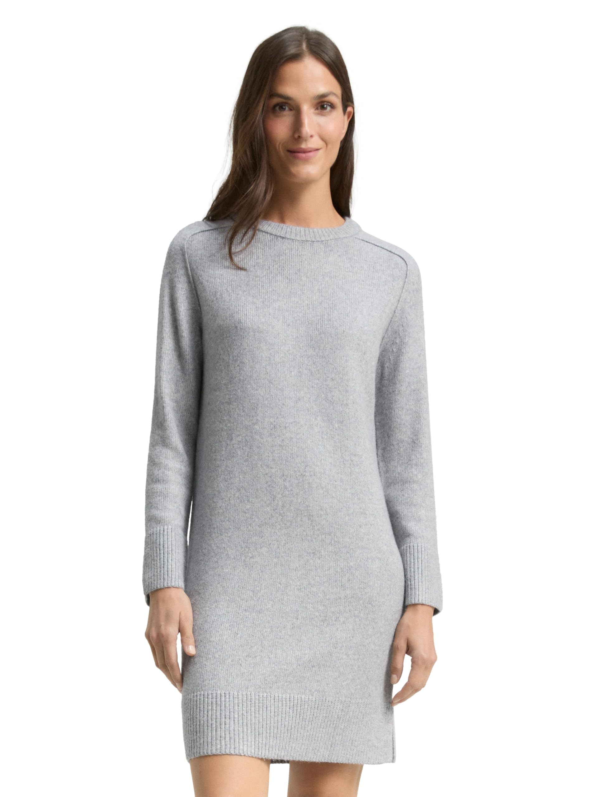 TOM TAILOR Damen 1049488 Strickkleid in Melange-Optik