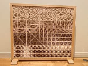 組子細工 ついたて ウォールアート パーテーション 桜