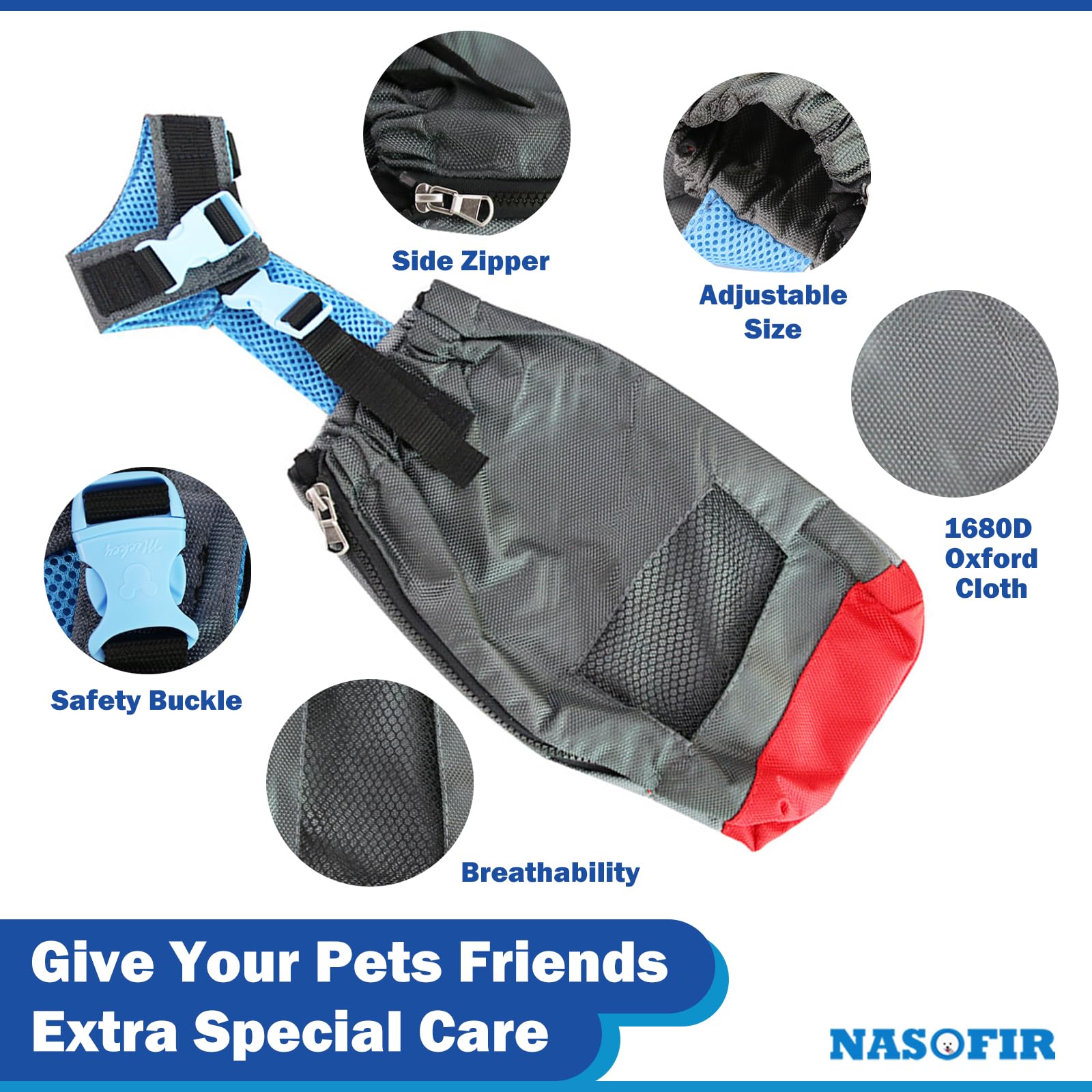 Amazon.co.jp: 麻痺した犬の後足用ドラッグバッグ、障害のあるペットの