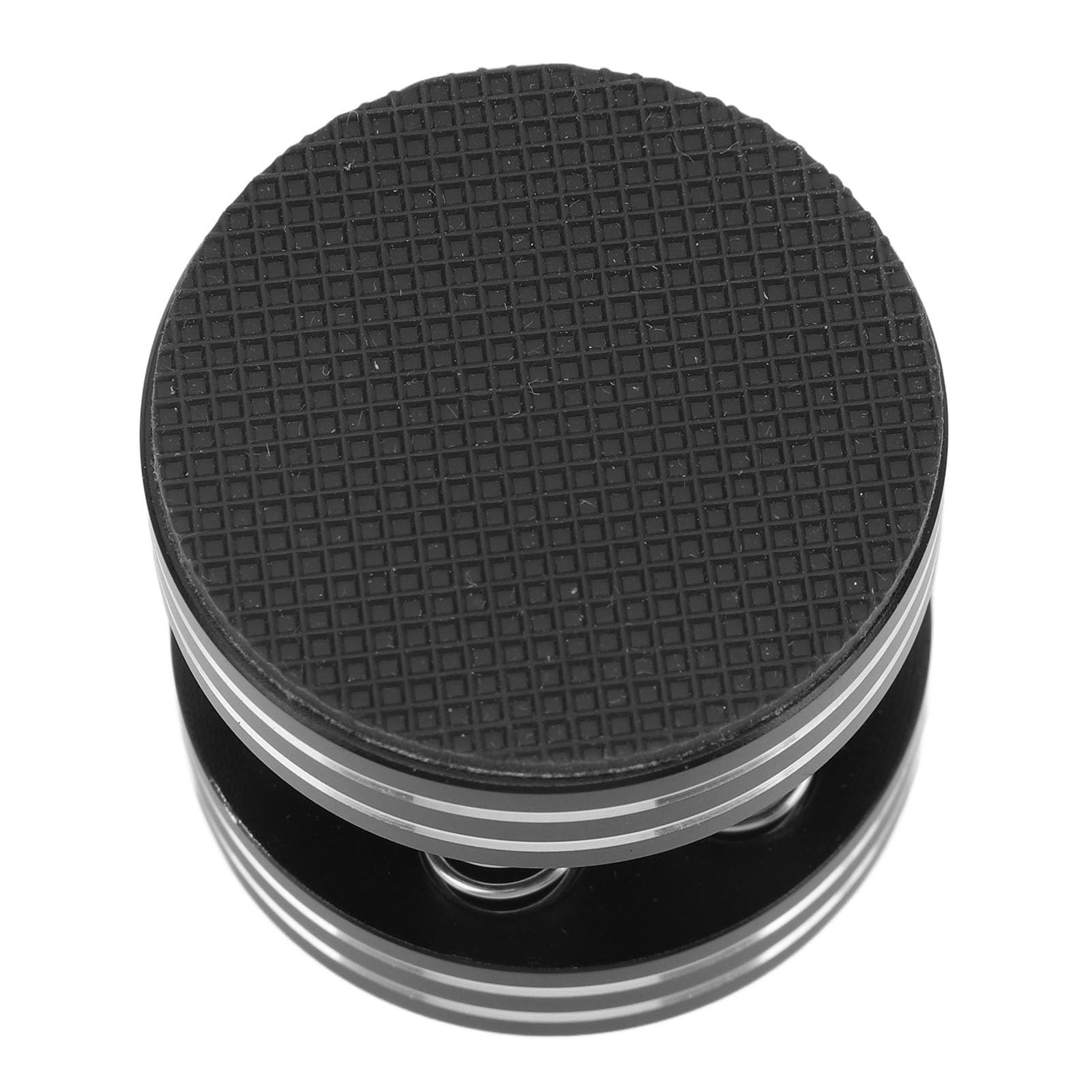 Cryfokt Piedini Isolanti per Altoparlanti Design Ammortizzante per Amplificatore Giradischi Subwoofer Set di 4 Resistenti Gomme in Lega di Alluminio (BLACK)