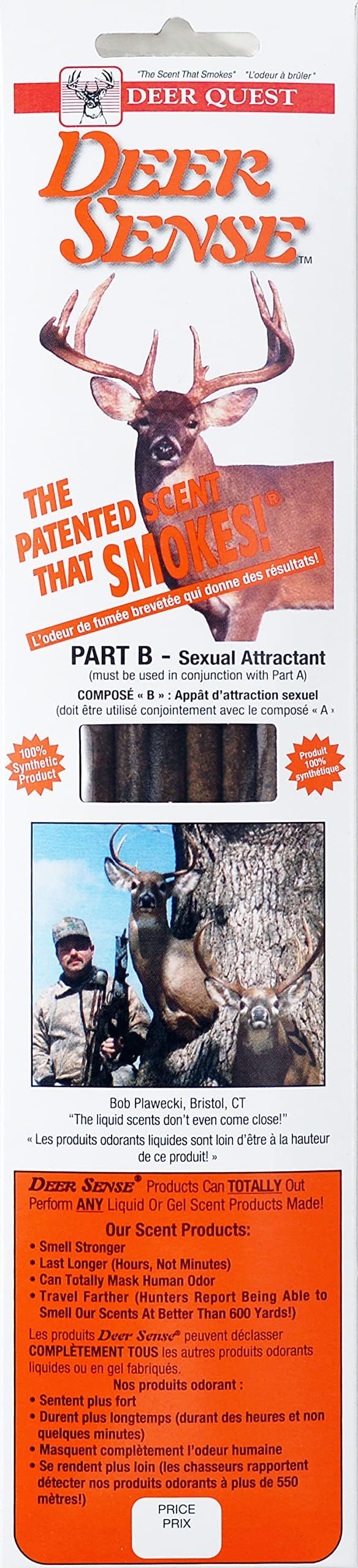 Deer Quest Sexual Attractant Part B Smoke Stick