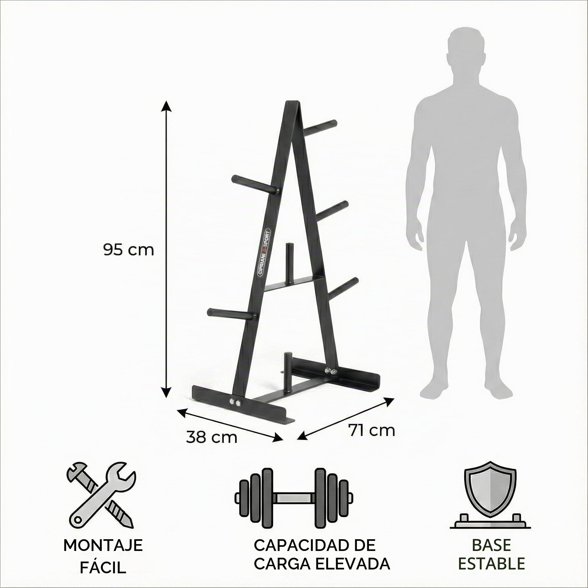 Soporte para discos y manillares parent