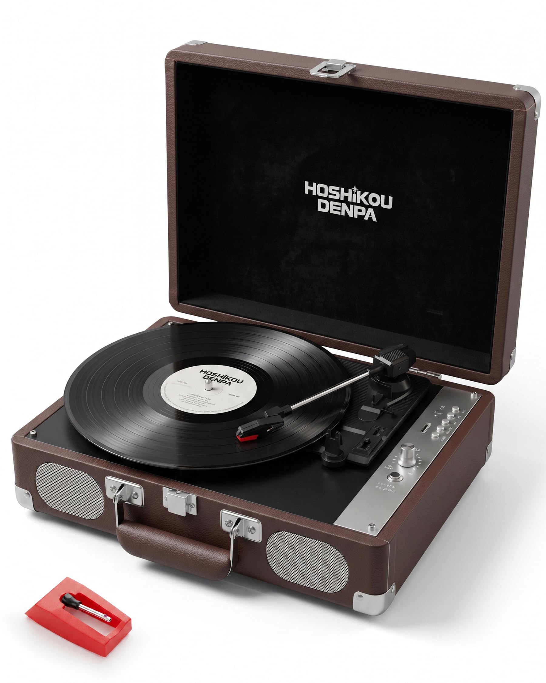 Amazon.co.jp: Hoshikou Denpa レトロ レコードプレーヤー 33/45/78