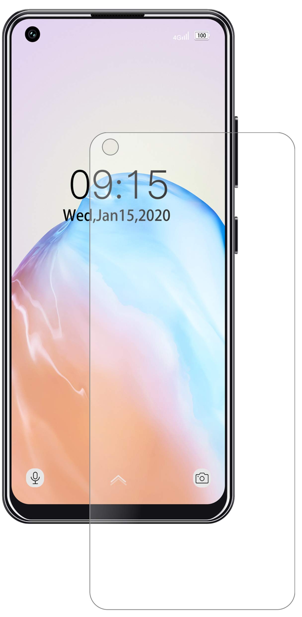 Dipos Pellicola Protettiva Antiriflesso Per Oukitel U18 (2 Pezzi) - Protezione Schermo Opaca, Anti-impronta, Made In Germany - 2