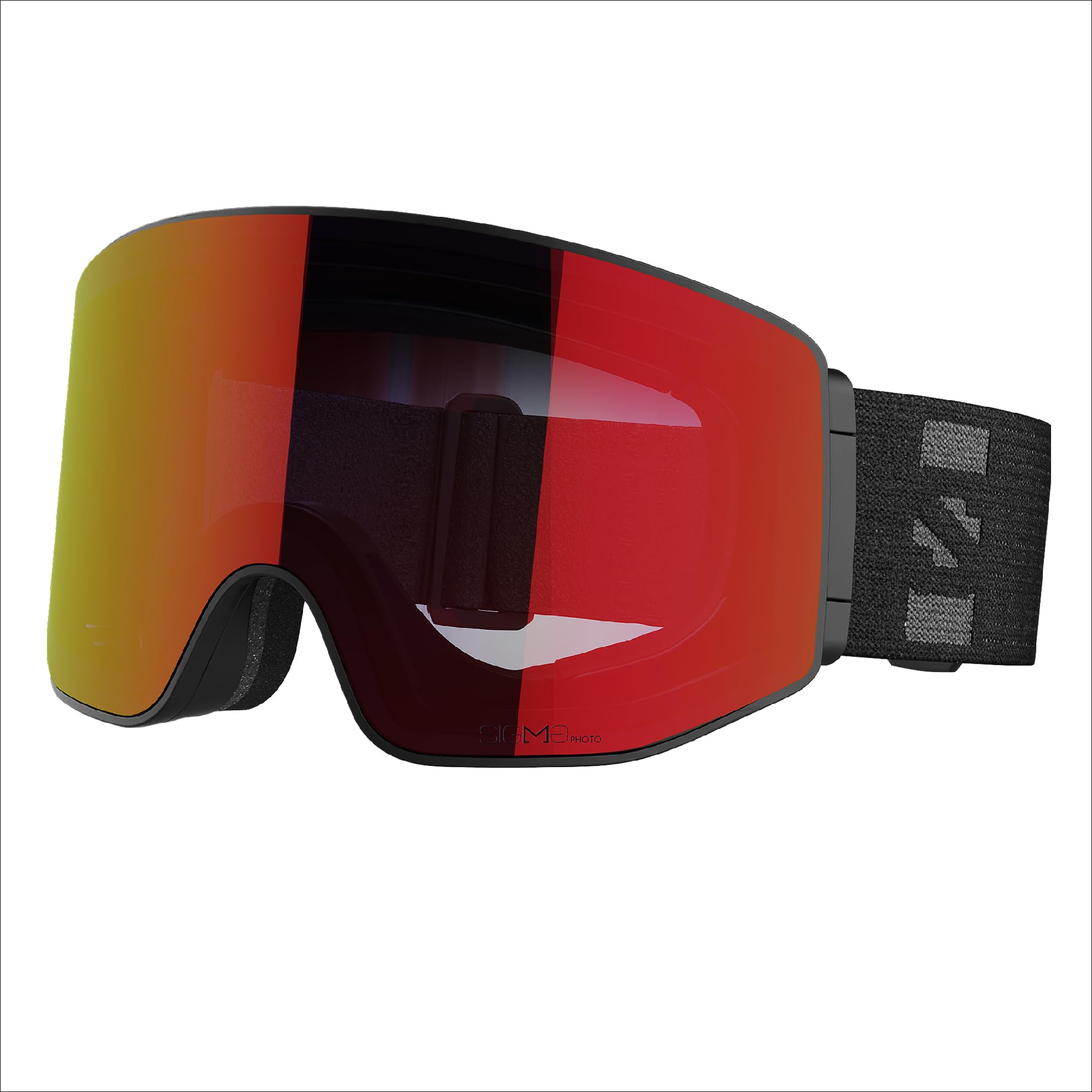 Salomon Maschera Sci & Snowboard Fotocromatica Taglia Unica Black Nero