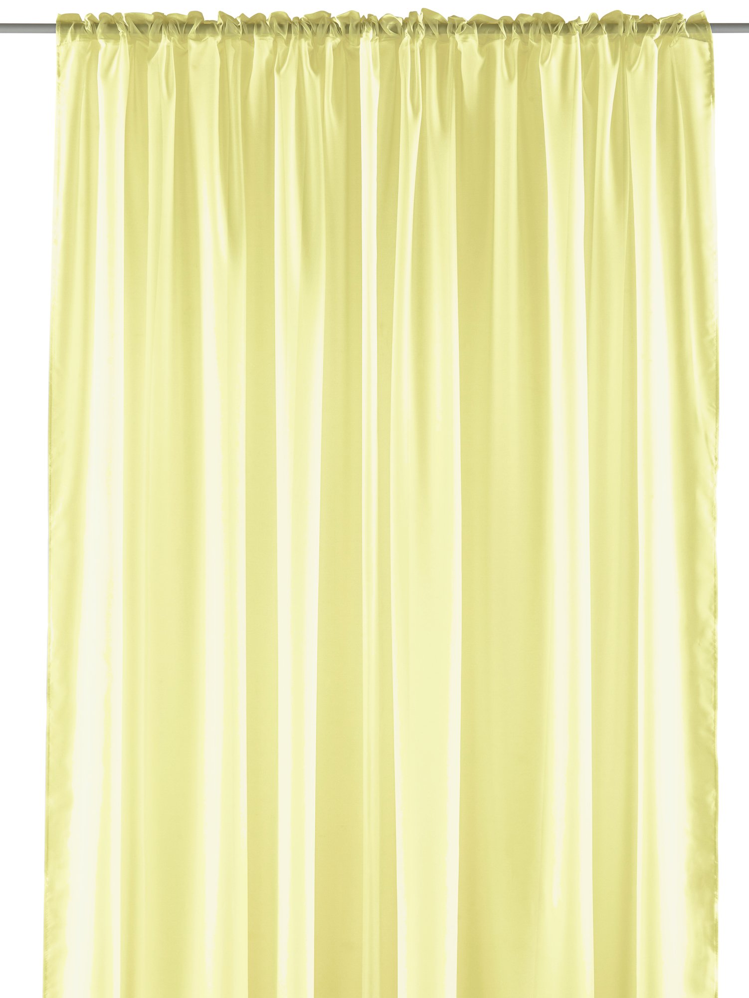 Pastel Yellow Sheer Curtains Curtains & Drapes