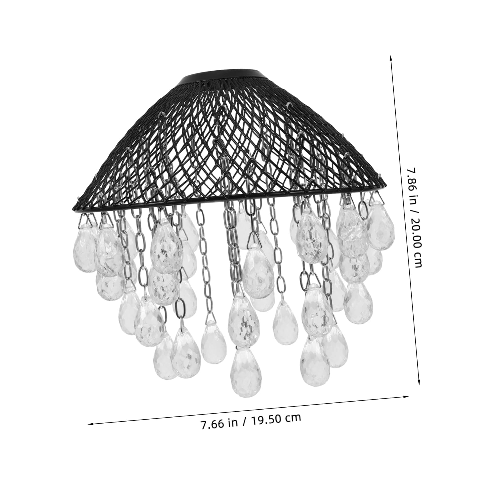 Holibanna Paralumi a Sospensione Paralumi Grandi Lampadari in Ferro Battuto i in Rattan e Smerlato e Vittoriano e Piccolo e Black Ferro Da Stiro