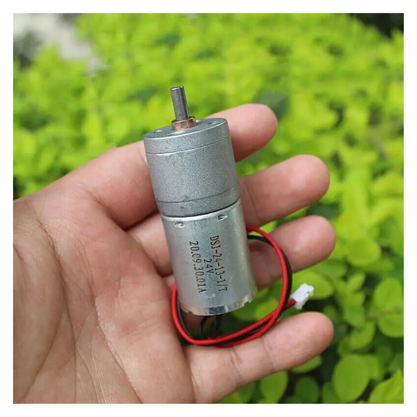 HJNAOKGWHQ DC 12V-24V 130RPM Slow Speed Reducer electronic starter 370 Full Metal Gearbox Gear 4mm D-shaft