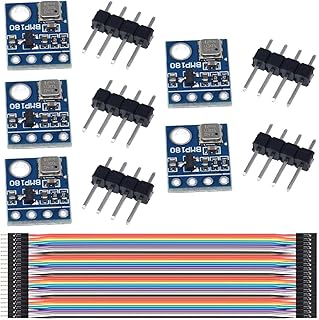 DAOKI 5Pack BMP180 Digital Barometric Pressure Temperature Sensor Module GY-68 Replace BMP085 for Arduino with Dupont Cable