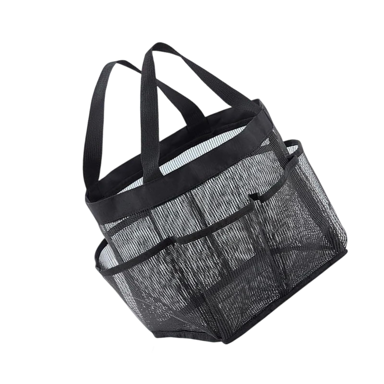 Elnwnnkc Quick Dry Meshes Shower Bag Portable Hanging Organizers College Dorm Bathroom Essential Gym Camp Storage Toiletry Bag Reinforced Handle Shower Organizers
