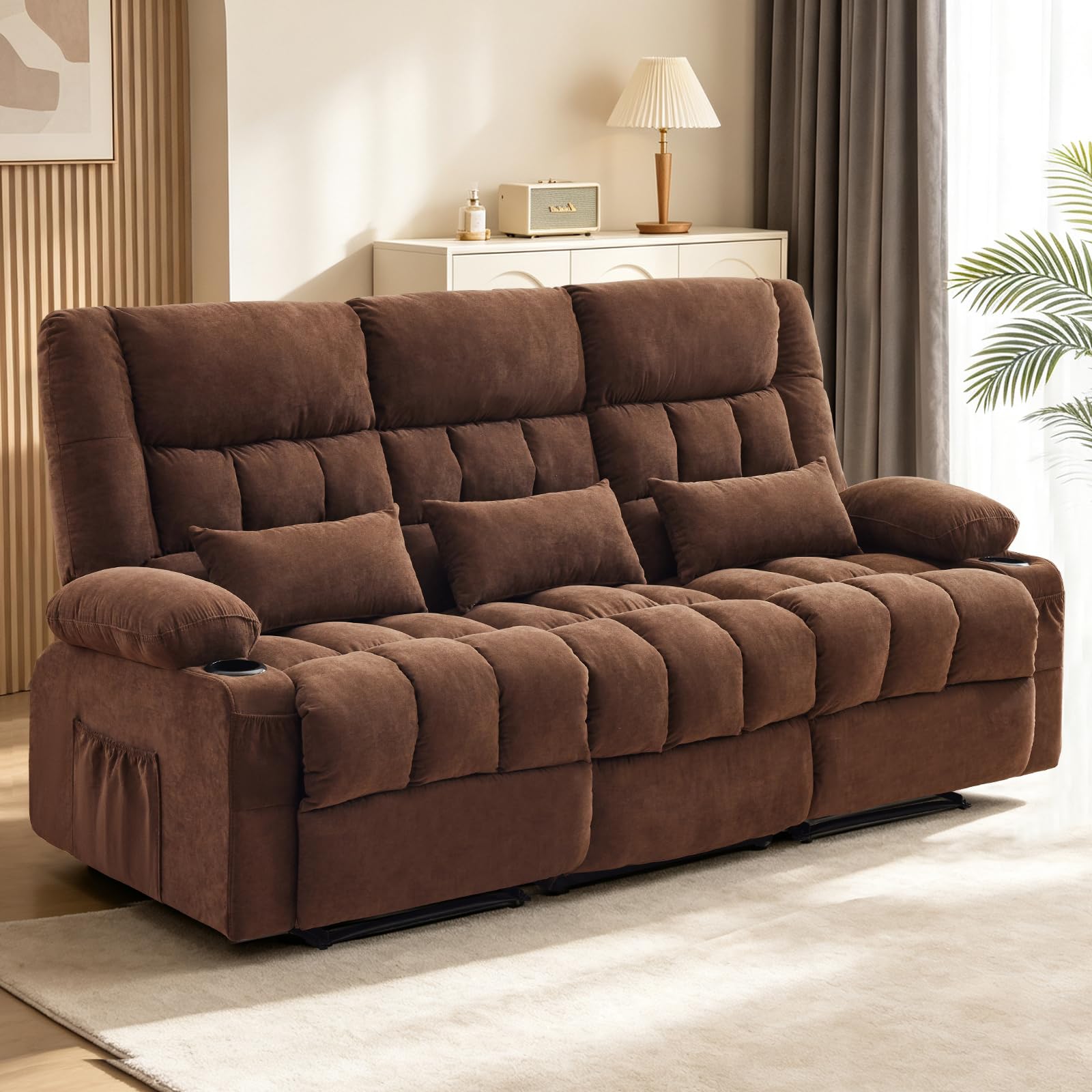 Brown / three seat
