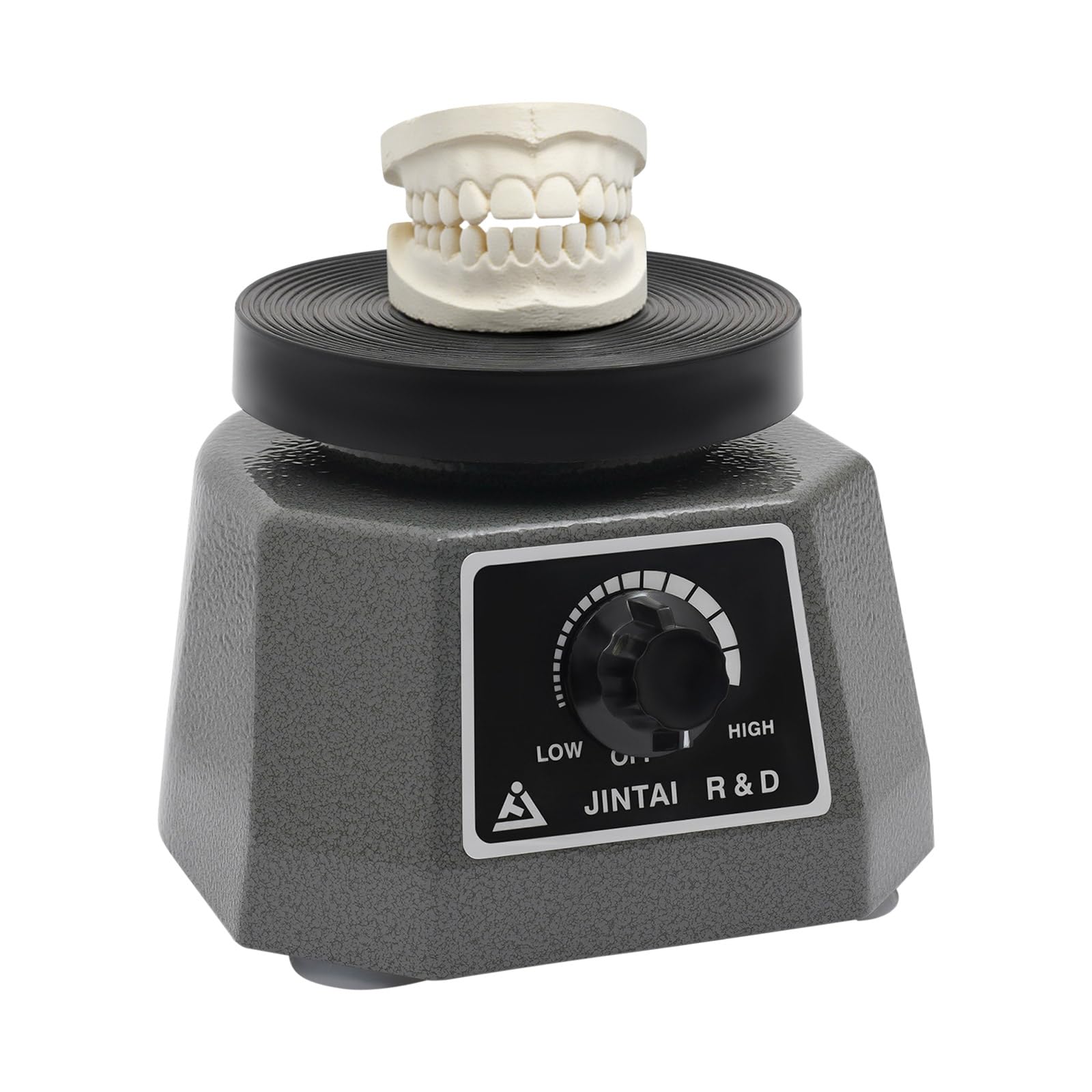 Elektrischer Gipsrüttler 100W, Dental Rüttelplatte 4 Zoll mit Drehregler