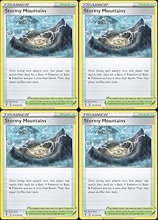Pokemon Stormy Mountains 161/203 - Evolving Skies Trainer Card Lot - Playset x4