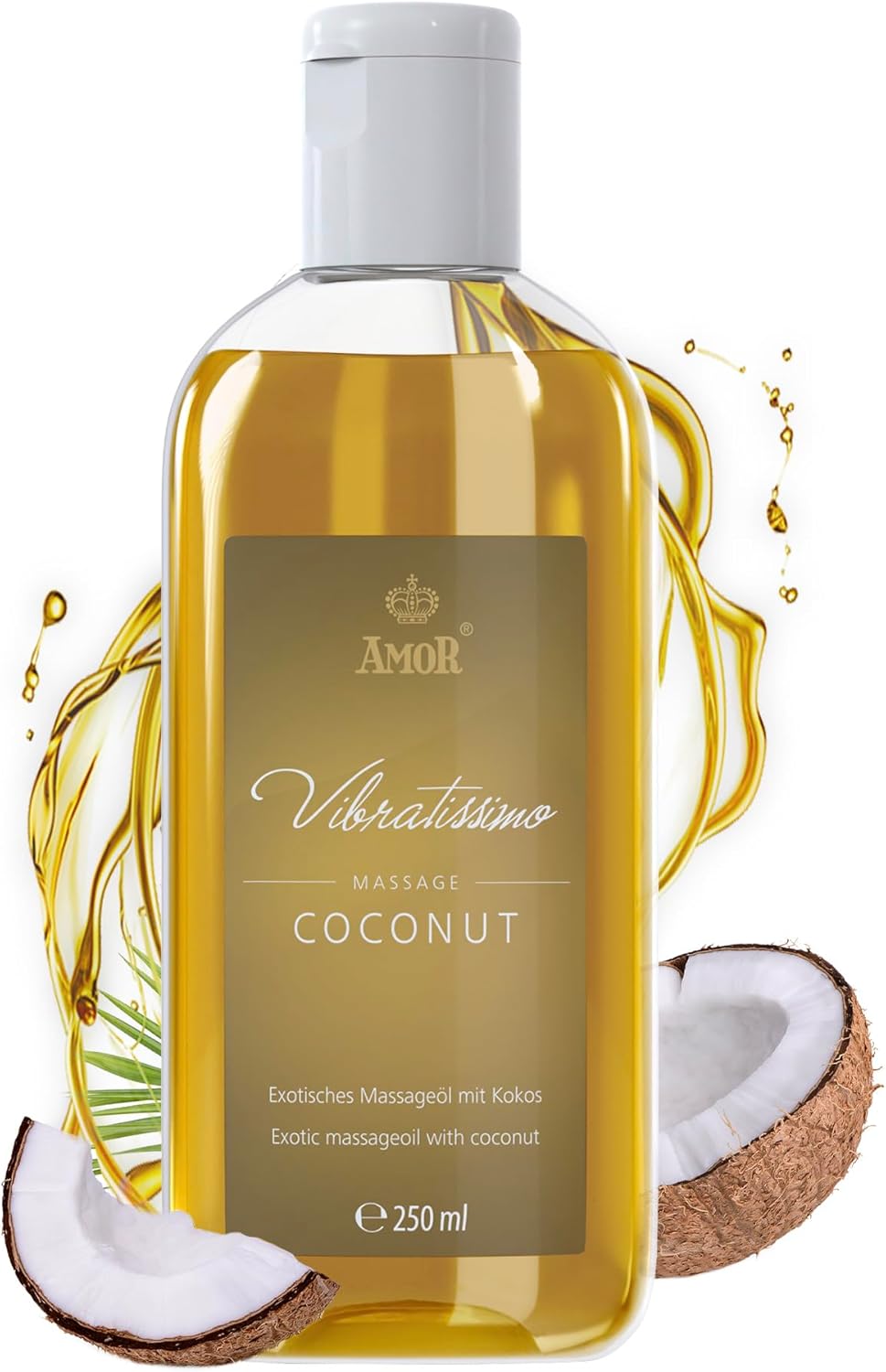 ‘Coconut’: exotische massageolie met kokosnoot, liefdesolie, erotische olie
