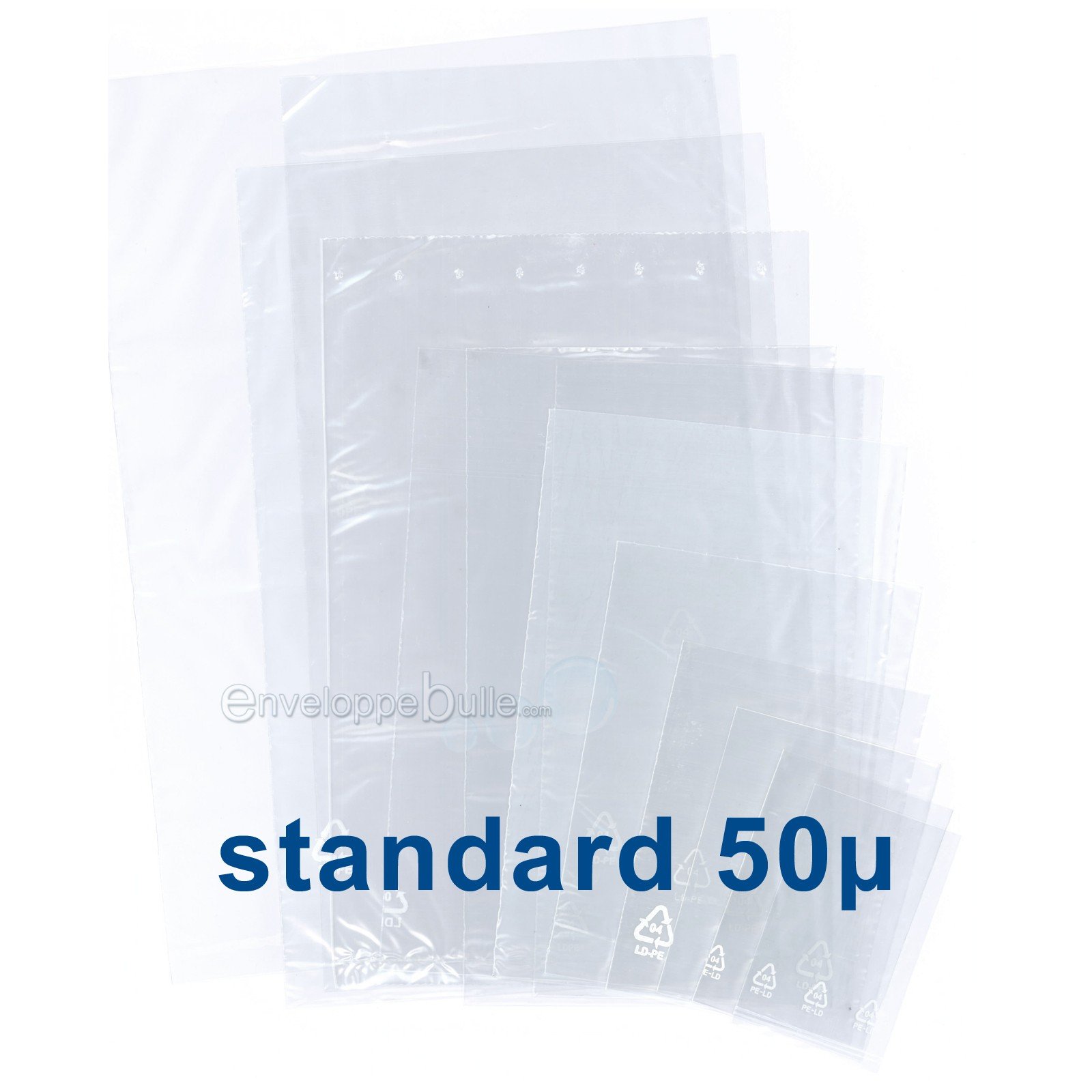 Bustine plastiche senza chiusura 210 x 300 mm Spessore standard 50µ