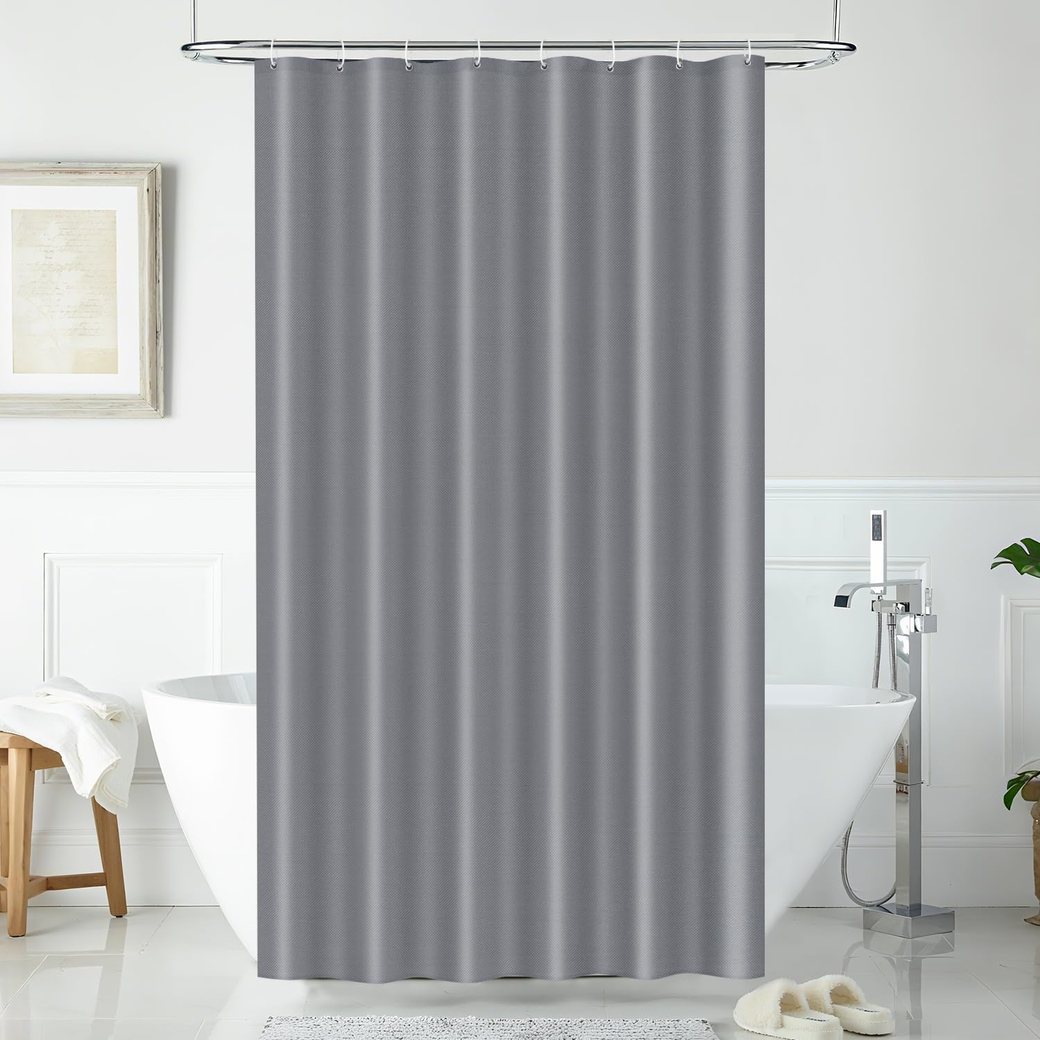 120x180 Rideau de bain en polyester textile