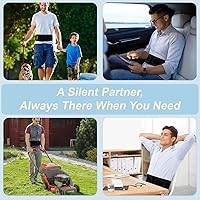 Vista 7 de Thin & Lightweight Back Brace for Lower Back Pain Relief – Slim, Breathable Back Support Brace for Sciatica, Herniated Disc – Adjustable Lumbar