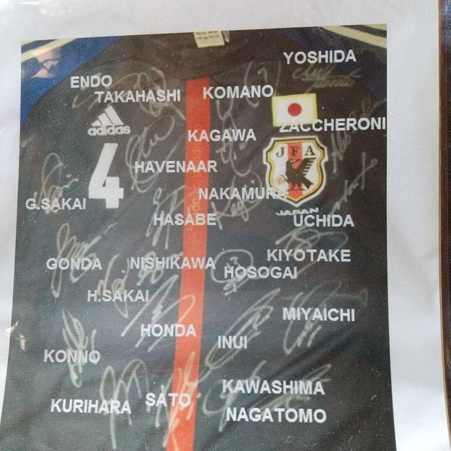 Amazon.co.jp: 2012年サッカー日本代表全員直筆サイン入り