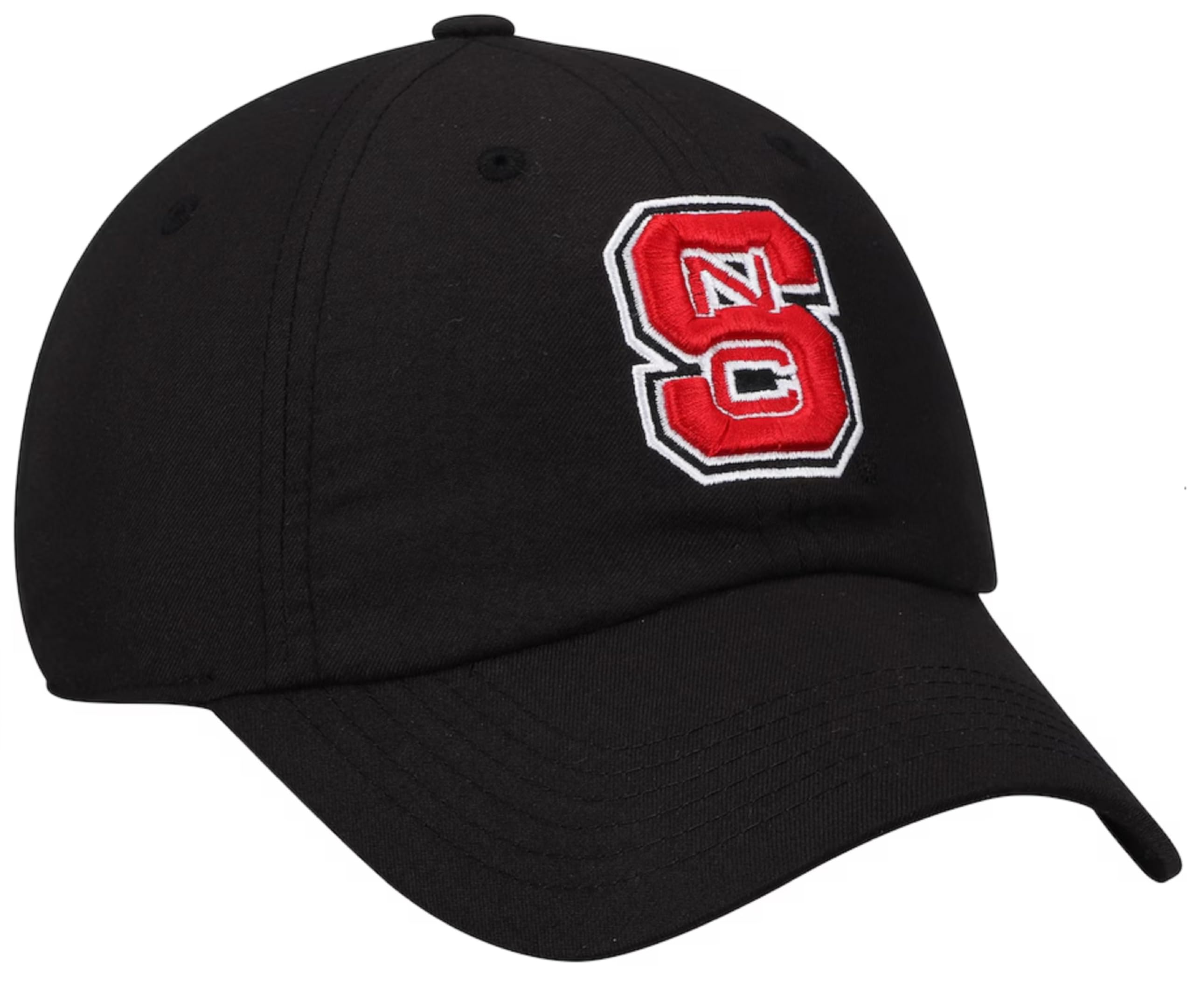 Officially Licensed North Carolina State Black MVP Wolfpack Hat Classic Primary Team Logo Adjustable Embroidered Structured Baseball Sports Cap