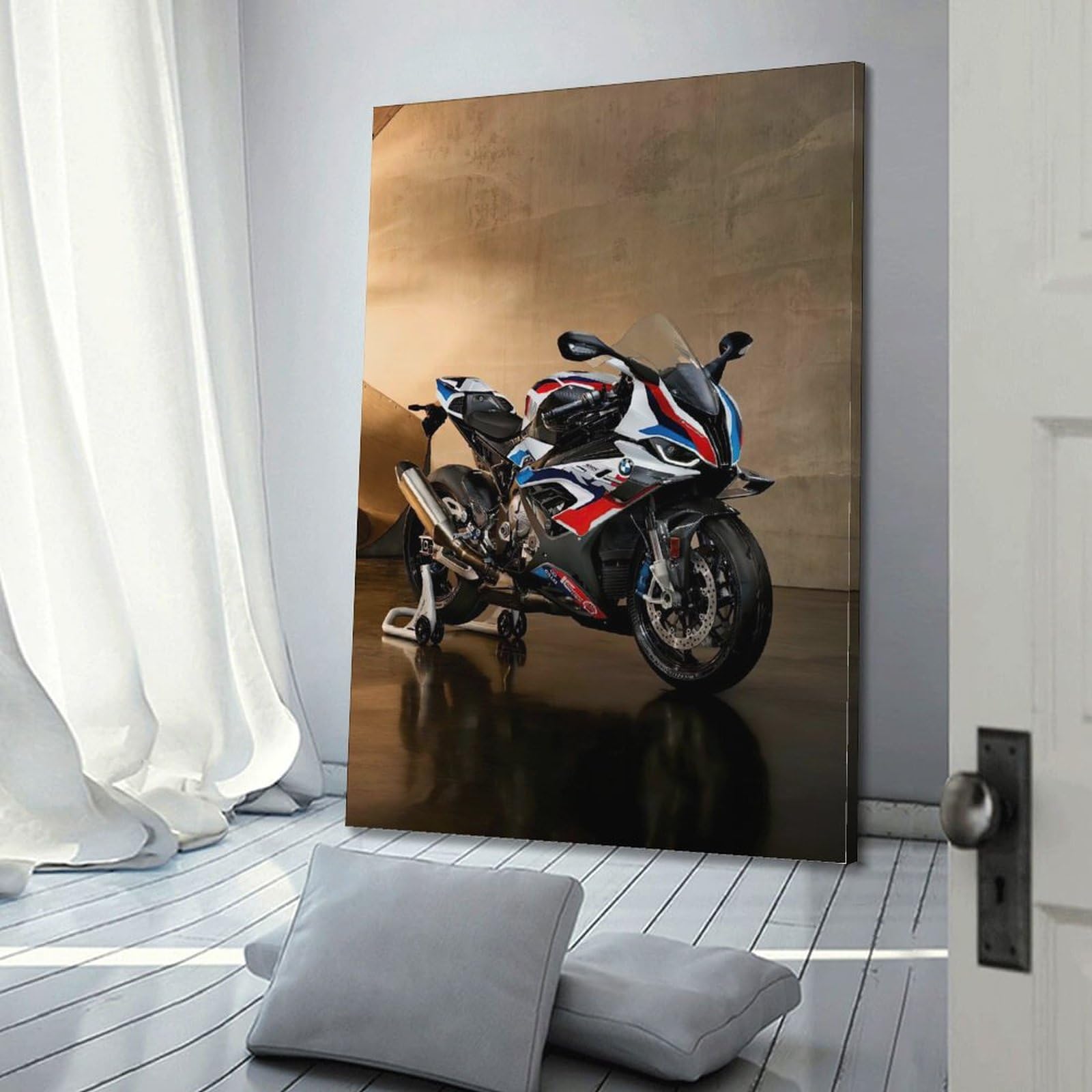 Kunstgestalten24 | BMW S1000RR 2019 Abstrakt Motorrad Leinwand