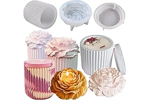 Online Store Striped Jar Candle Jar Molds