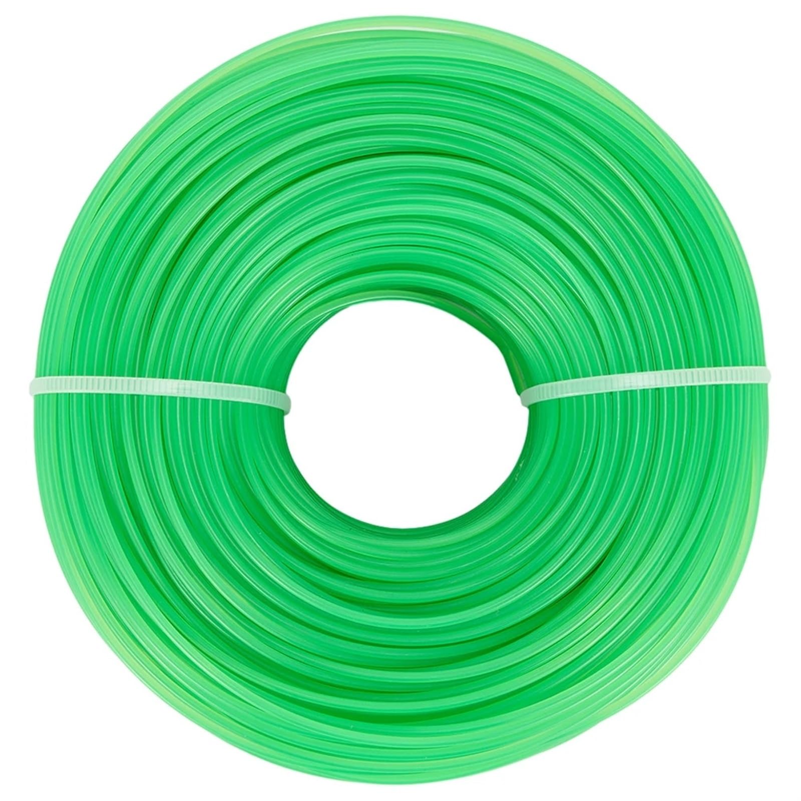 Línea de Corte 100M, Hilo desbrozadora césped y jardín, línea Repuesto, cortadora, Cable Blanco for Herramienta eléctrica doméstico, 1 ud
