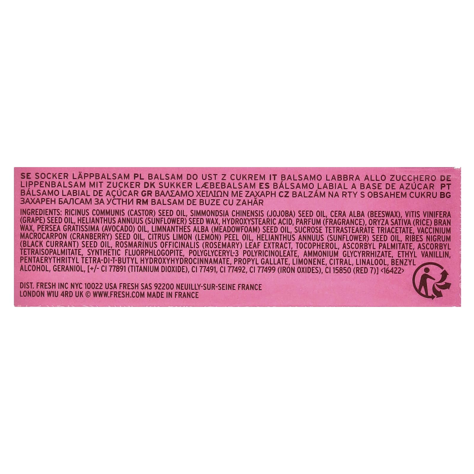 Fresh Sugar Lip Treatment - Bloom Tinted Lip Balm, 0.15 oz