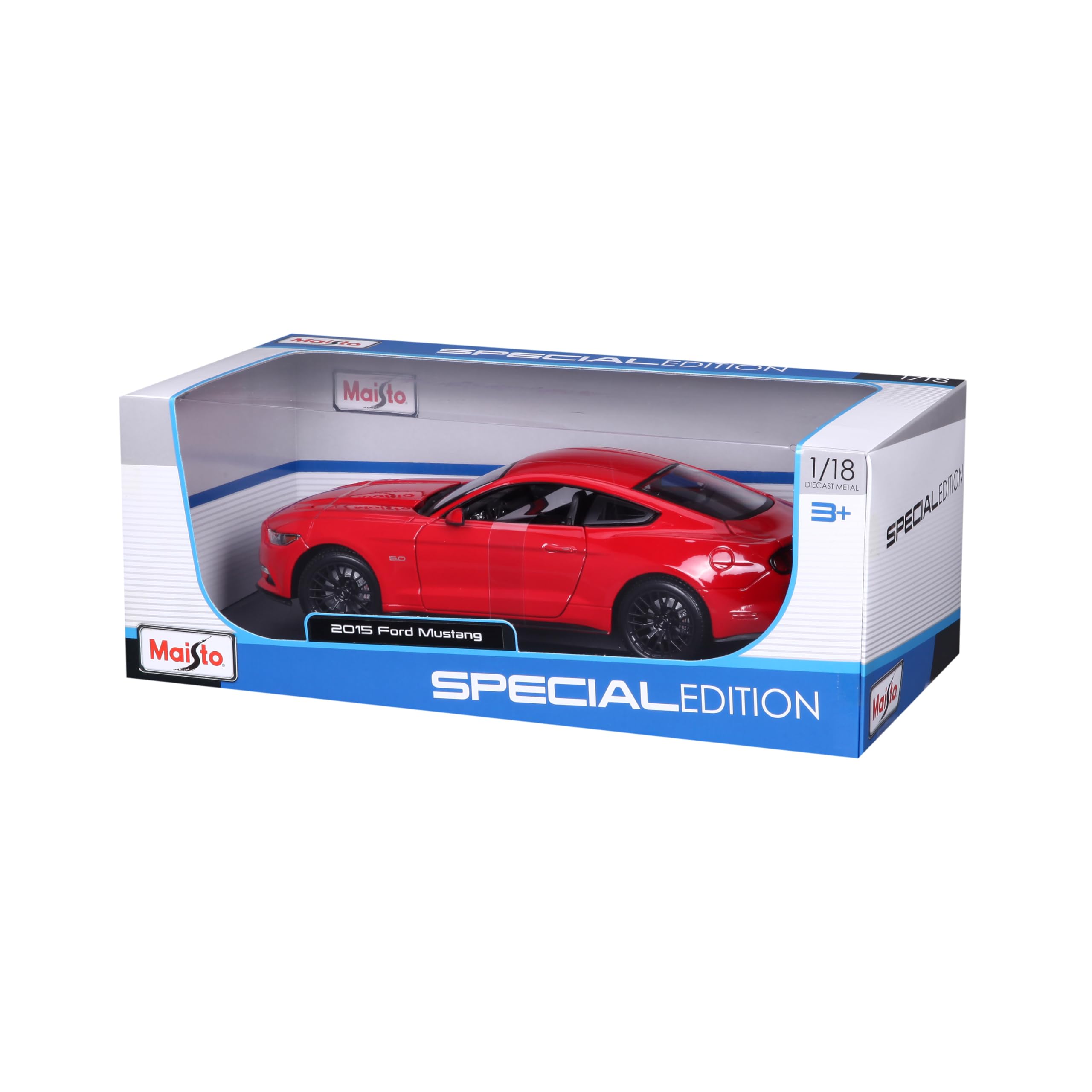 Maisto 531197-1:18 Ford Mustang '15 Spielzeug (kolor może się różnić)