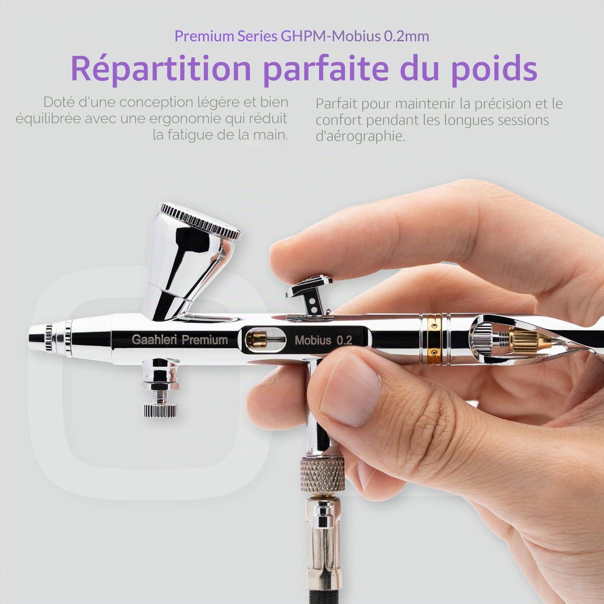 Gaahleri Airbrush Premium Series GHPM-Mobius 0,2 mm
