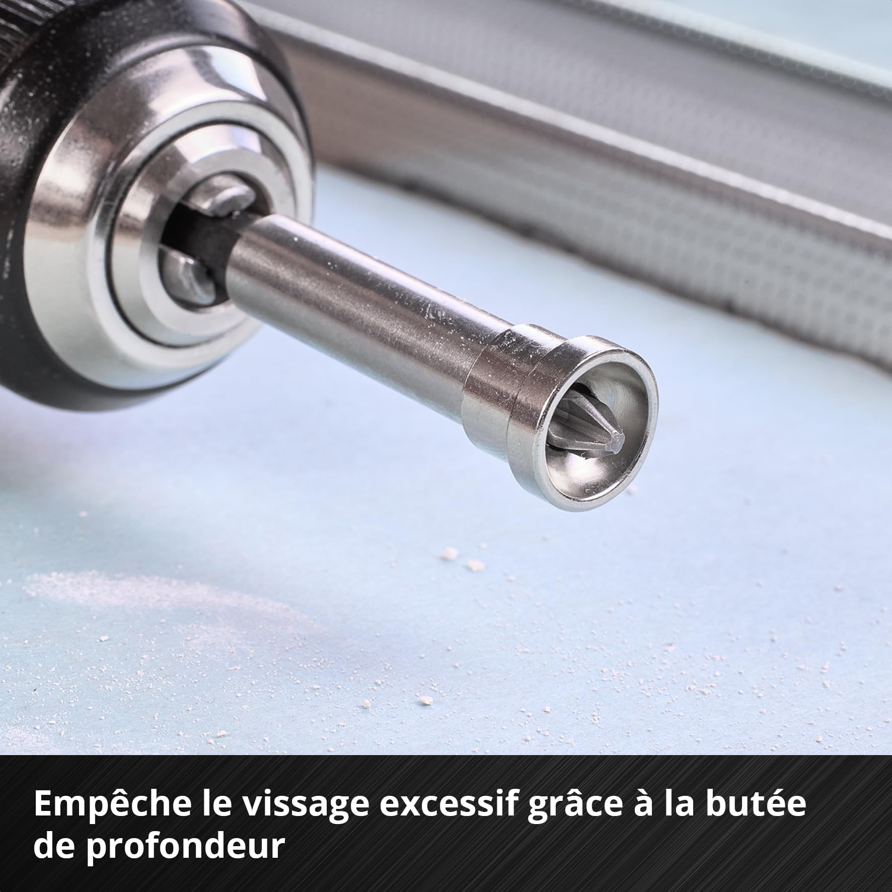 Original Einhell E-Case coffret à outils 201 pièces mécanique (polyvalent, accessoires d’embouts, jeu de douilles, cliquets réversibles, clés mixtes, clés hexagonales, coffret système)