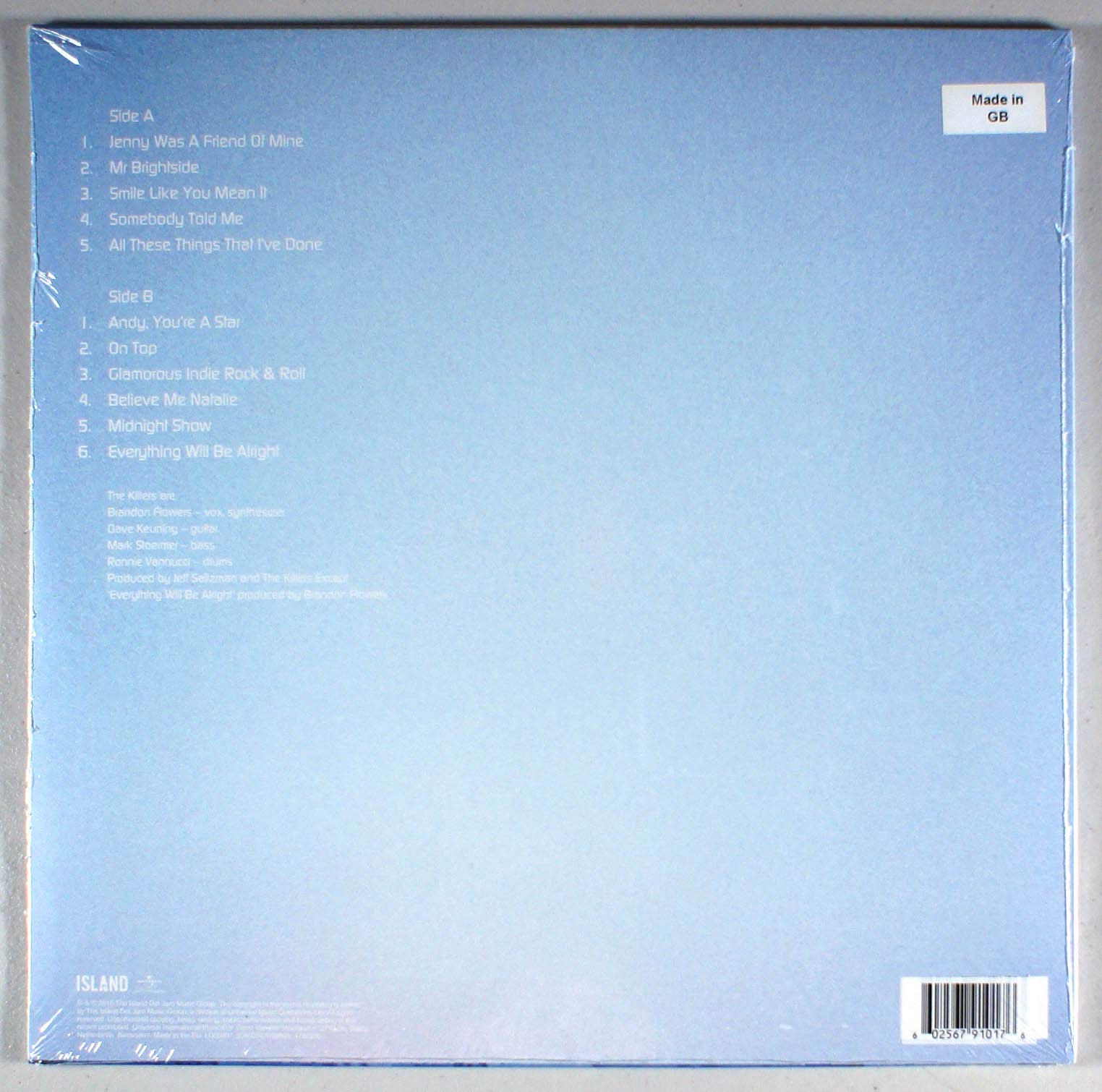 The Killers - Hot Fuss Exclusive Edition - Transparentes Orange LP Vinyl [VG+/NM-Zustand]