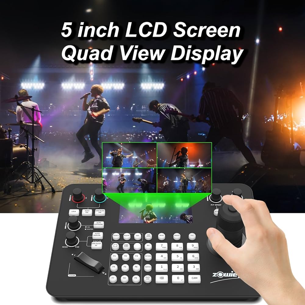 Amazon.com: Zowietek PTZ Controller Joystick Keyboard