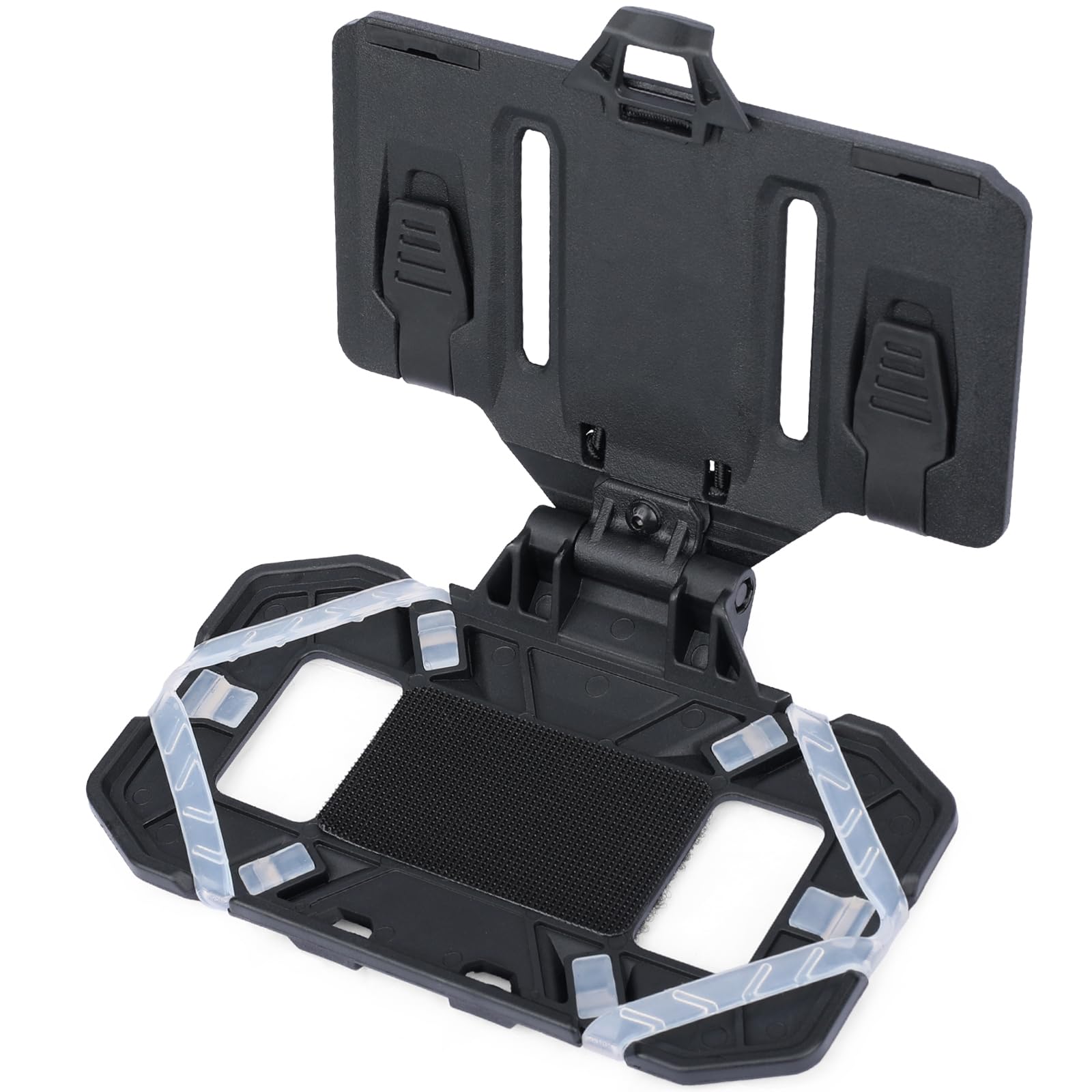 WYNEX Supporto tattico per cellulare con supporto per telefono Molle Vest Accessori per telefono cellulare Supporto per schermo da 4,7 a 6,7 pollici, nero