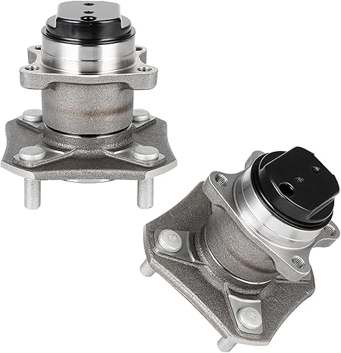 Miniatura 2 de SCITOO Conjunto de cubo de rodamiento de rueda trasera 512386 para Nissan Tiida 2008-2009, para Nissan Versa 2007-2012 WABS 4 lengüetas