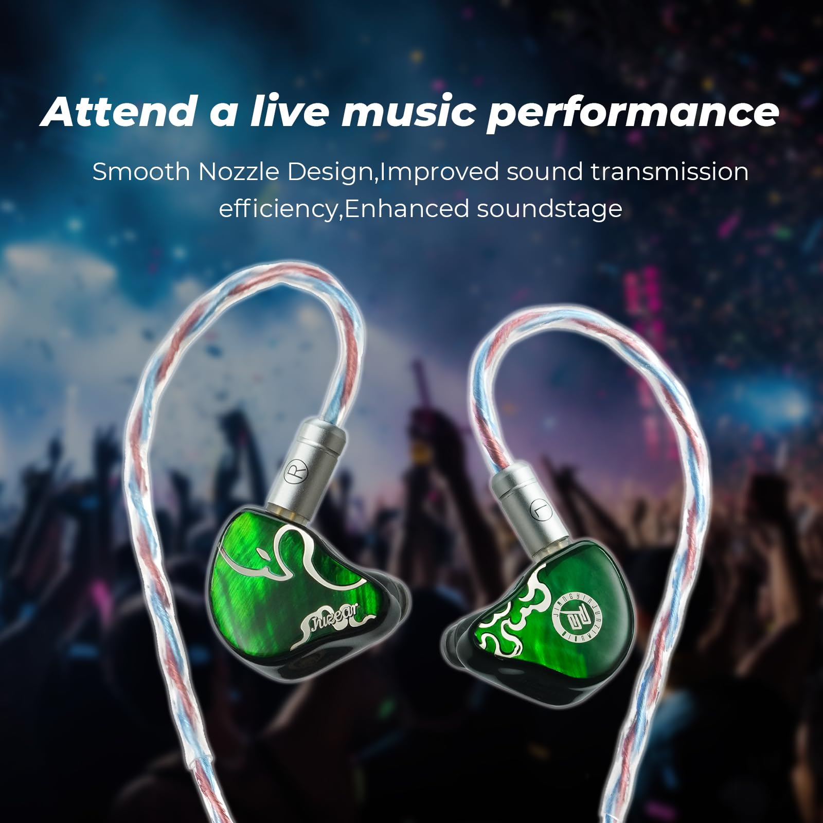 HiFiGo Juzear x Z Review Defiant Earbuds for Musician Gamer - Dettaglio