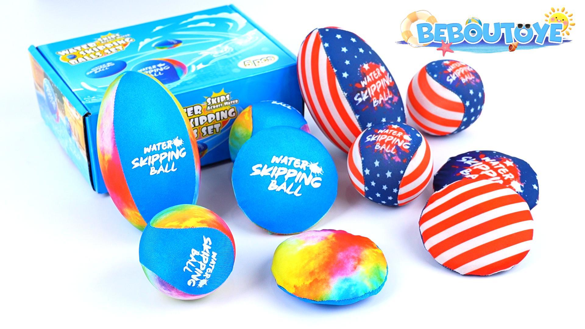 Set De 3 Balles Aqua Rebondissantes – 55 Mm, Balles Pour Piscine Et Plage, Super Élastiques Et Légères, Idéales Pour Jeux D'Eau Entre Amis Ou En Famille