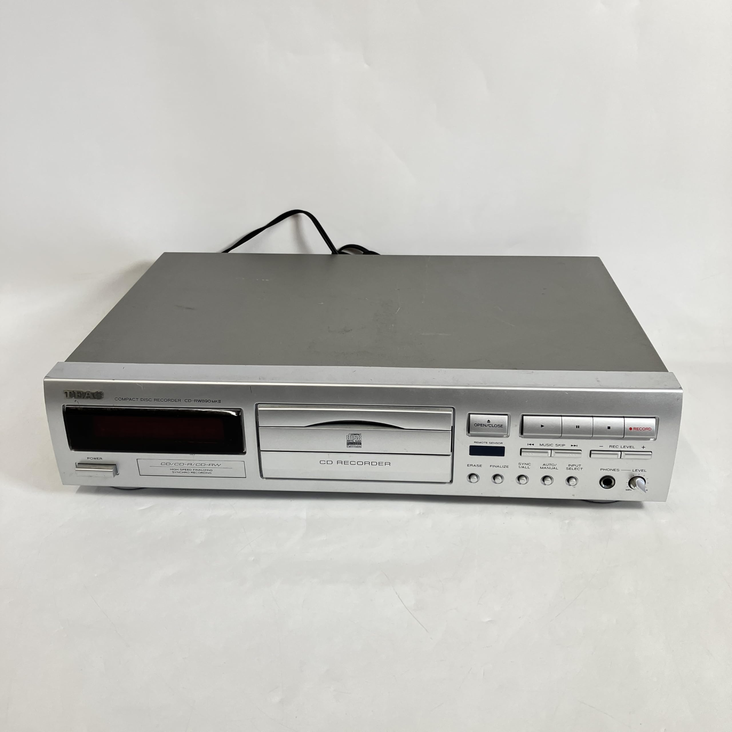 Amazon.co.jp: ティアック CDレコーダー (シルバー) CD-RW890MK2-S