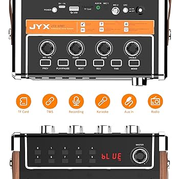 Portable Bluetooth Karaoke Machine With 2 Wireless Nepal | Ubuy