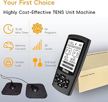 Stimulators／M.A.C.H.I.N.E. Amazon.com: 24 Modes TENS Unit Muscle Stimulator for Pain Relief