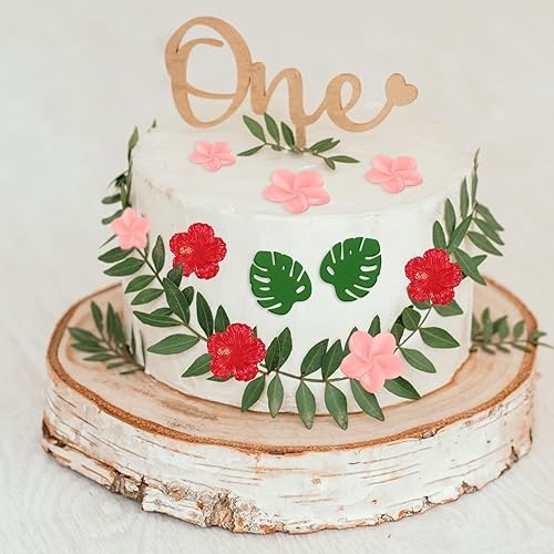 Miniatura 4 de Molde de hojas de flores tropicales de hibisco, flores de Monstera, hojas de silicona para fondant para bricolaje, chocolate, caramelo, pudín,