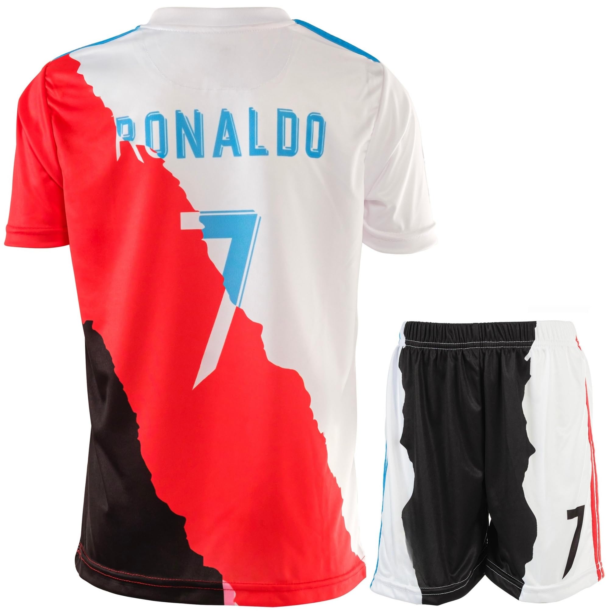 Trio Special Vintage Edition #7 Kinder Fußball Trikot & Shorts Geschenkset Jugendgrößen