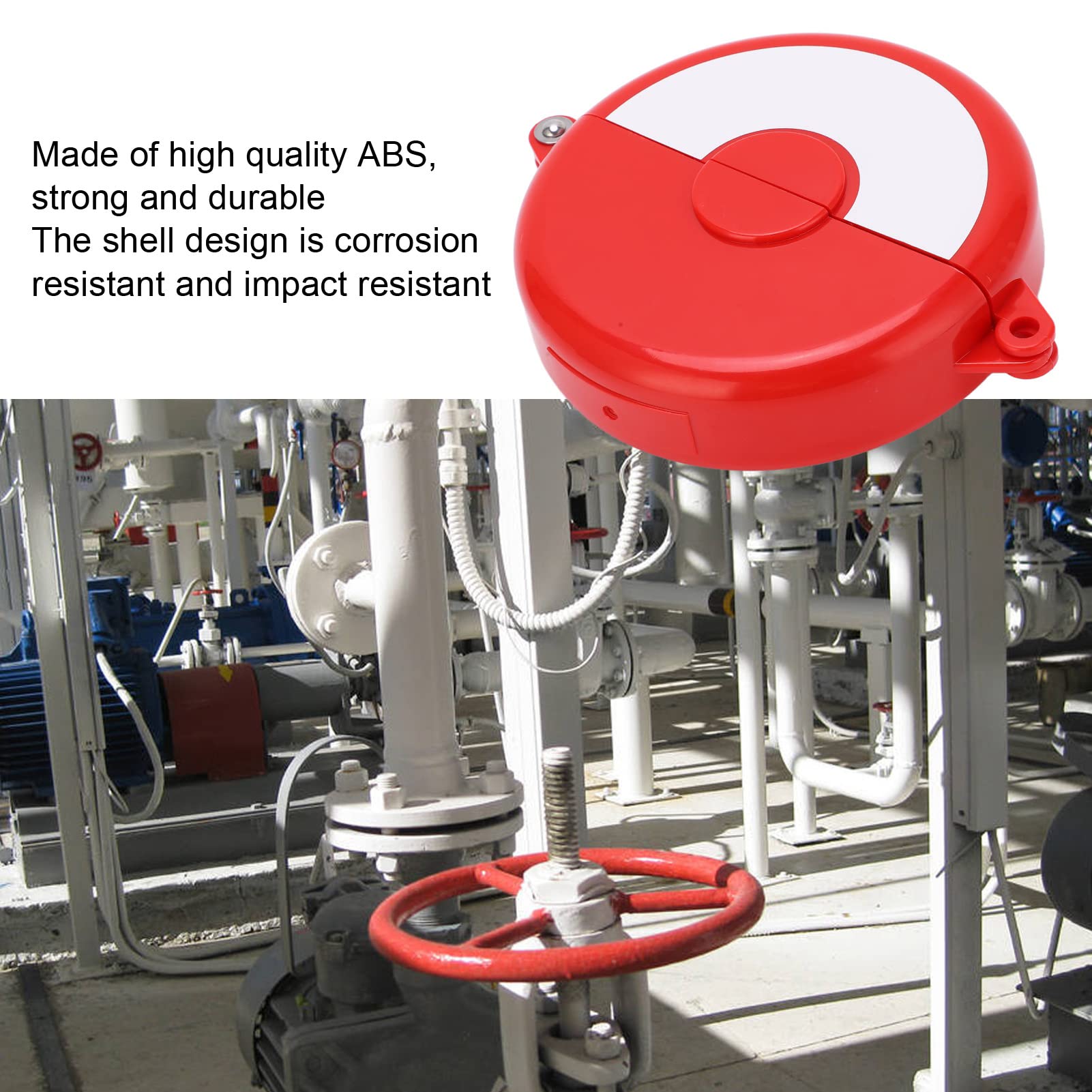 QANYEGN Valves Lockout, Safety Valves Lock, Locking Disc Valve Lock for Handwheels 127mm to 165mm