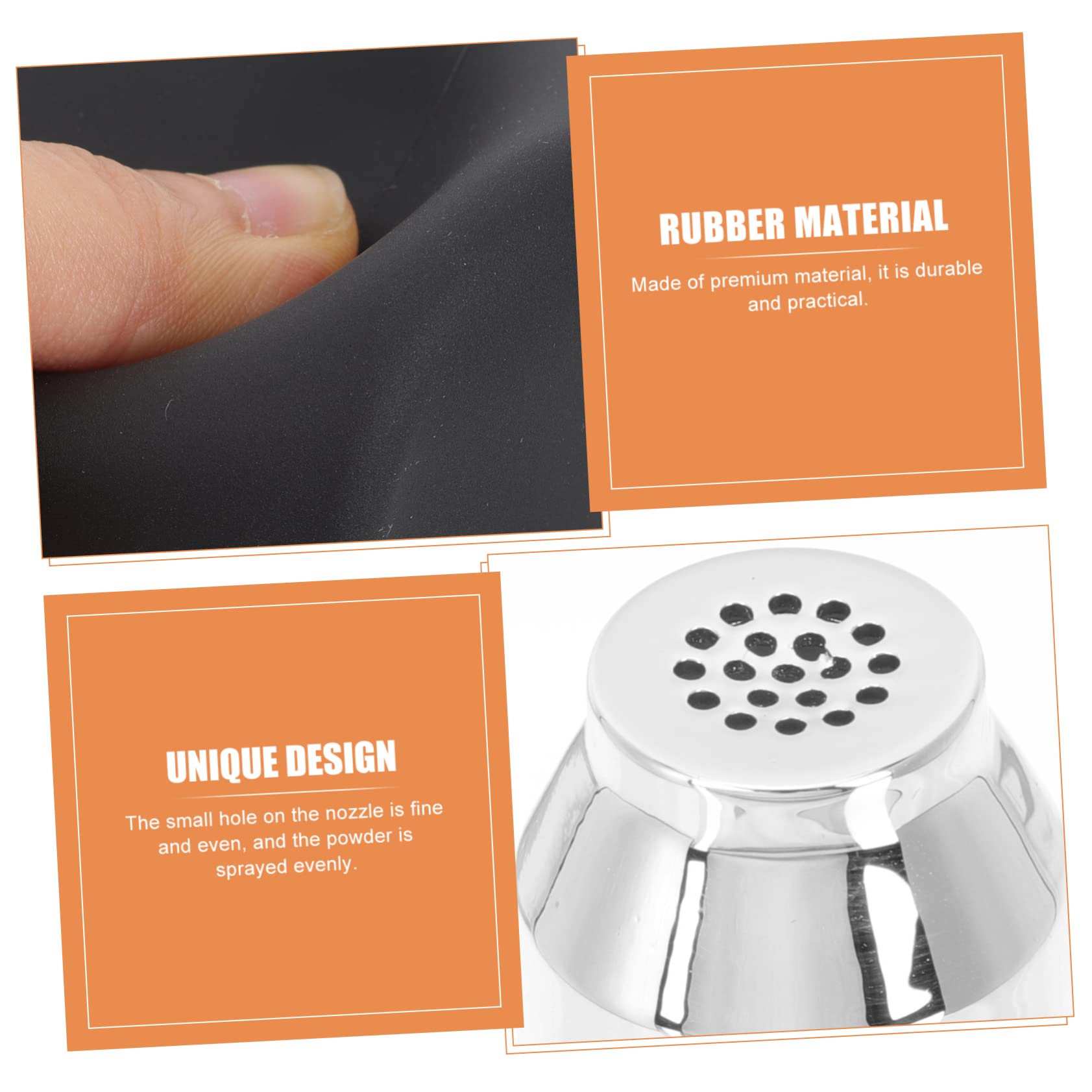 PLAFOPE Portable Travel Powder Container Manual Duster Compact Talcum Powder Balls Lightweight Skin Care Dispenser Easy Storage for Outdoor Use - Image 2