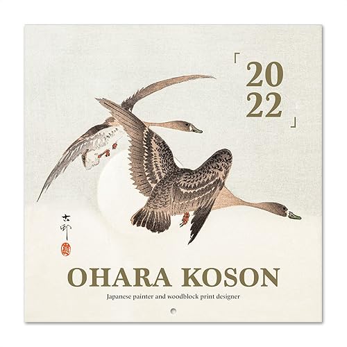 Grupo Erik: Official Ohara Koson 2022 Wall Calendar, 2022 Calendar, 12' x 12' Square Wall Calendar 2022, Family Calendar 2022, Art Calendar 2022, Japanese Calendar