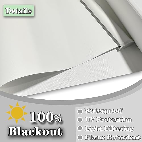 Miniatura 3 de Persianas enrollables motorizadas inteligentes para ventanas, con control remoto, persianas enrollables eléctricas con motor Bluetooth integrado,