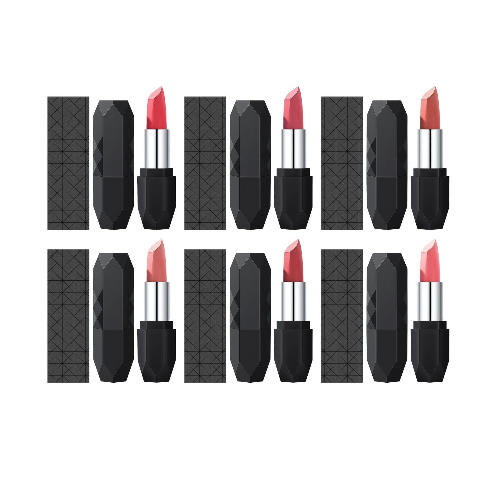 Metallic-Lippenstift mit Glitzereffekt, Schimmernder Perlmutt-Lippenstift