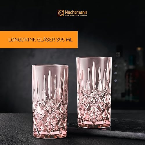 Miniatura 2 de Nachtmann Noblesse 105711 - Juego de 2 vasos de cóctel (13.4 fl oz, color rosa)