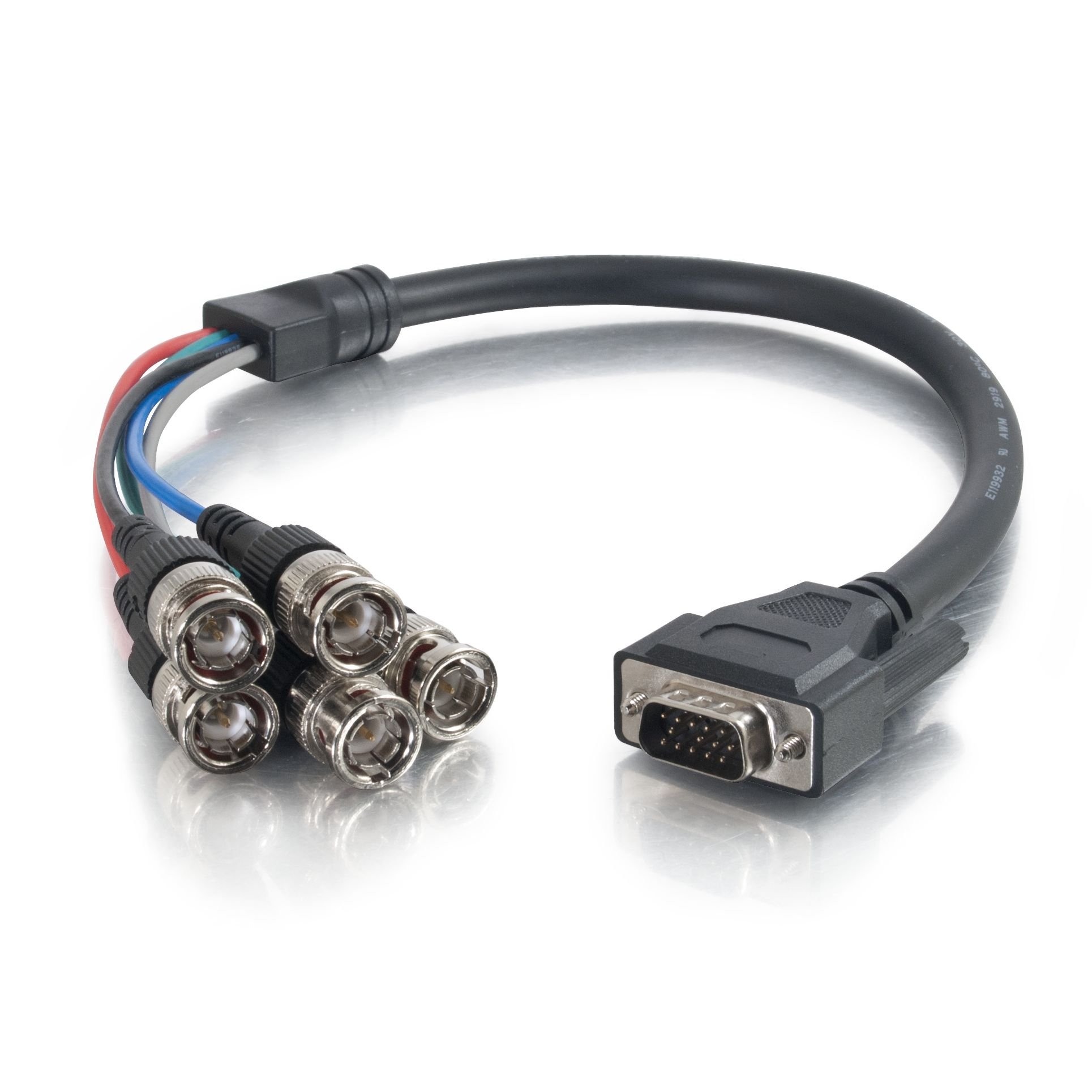 C2G 2572 Premium HD15 VGA Male to Rgbhv (5-BNC) Video Cable, (1.5 Feet, 0.45 Meters) (B0073DP4BC) Amazon Price History, Amazon Price Tracker